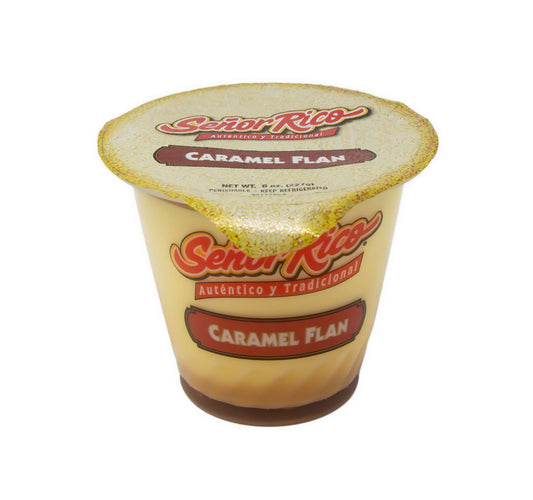 Senor Rico Caramel Flan 6/8oz Case