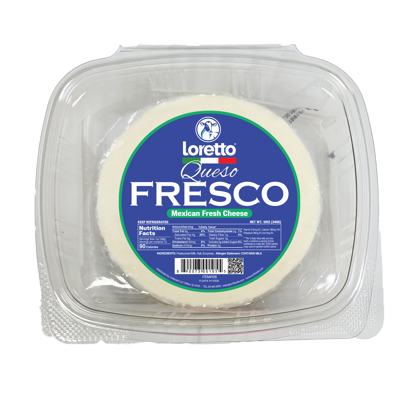 Loretto Fresco Tray 12oz Case