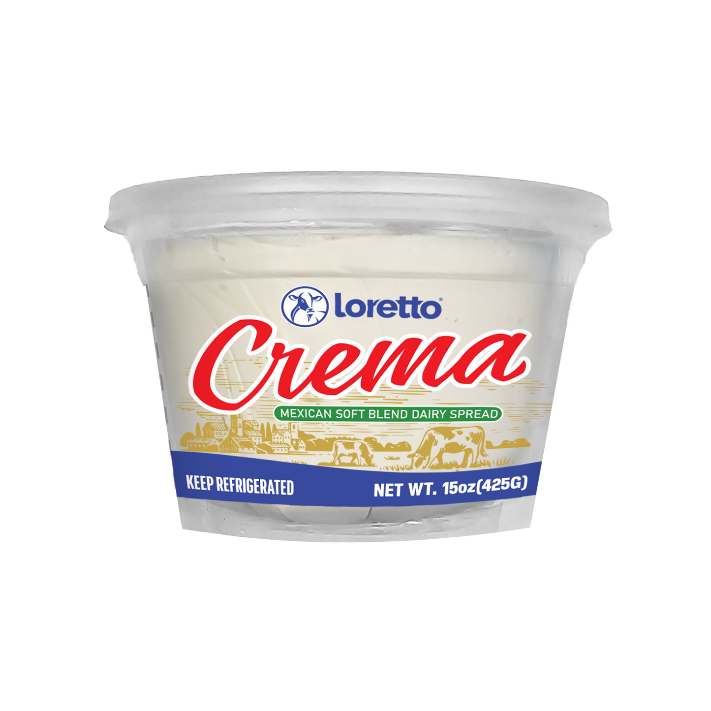 Loretto Crema Mexicana 12oz Case