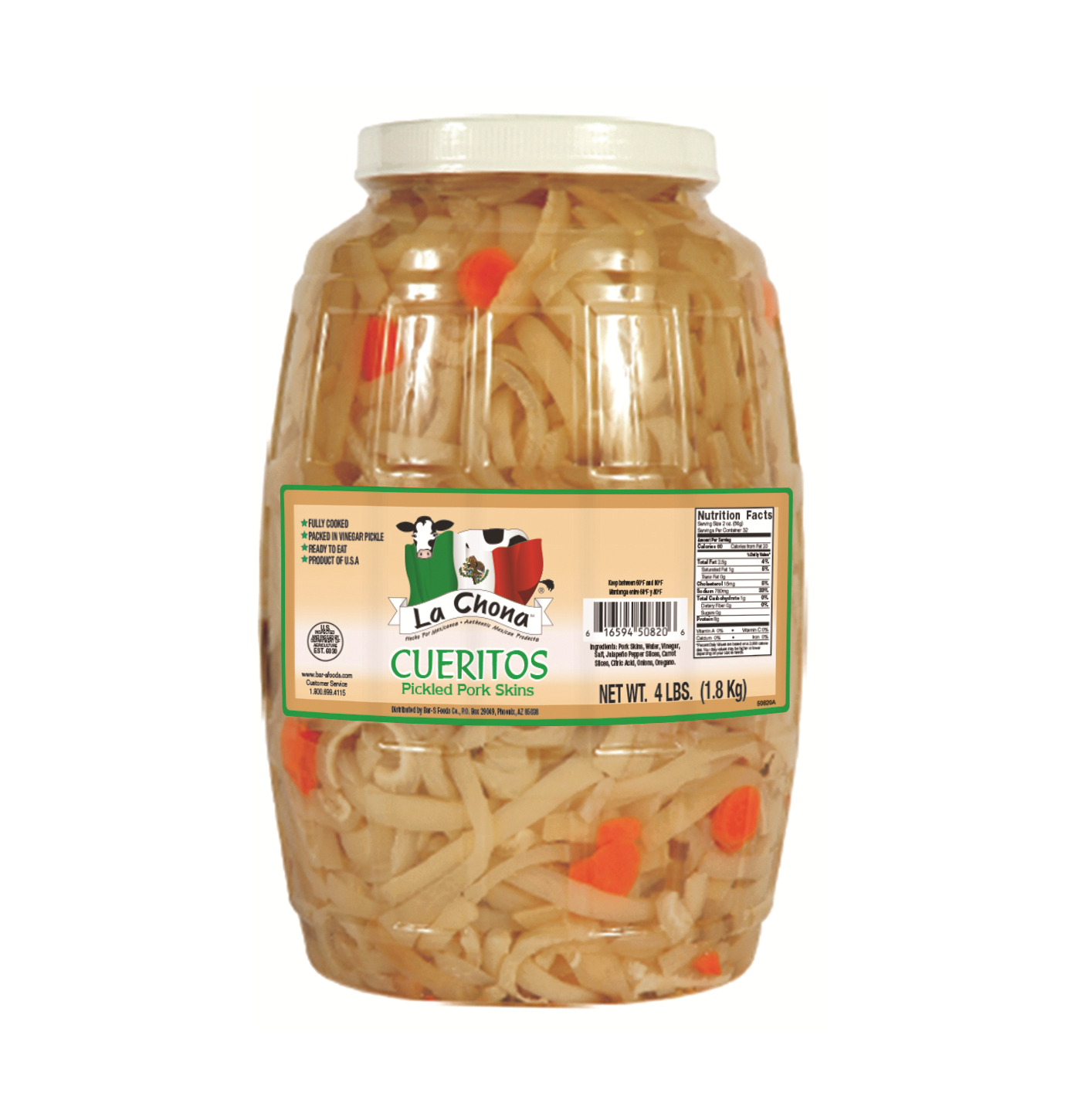 LaChona Cueritos 4lbs