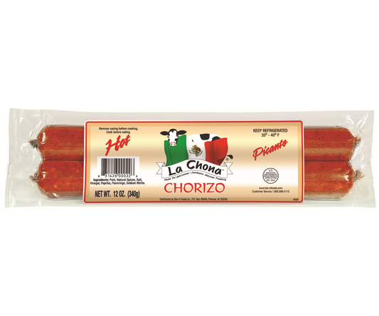 LaChona Hot Chorizo 12oz Case