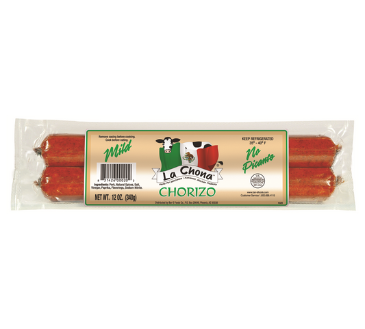 LaChona Mild Chorizo 12oz Case