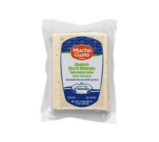 Mucho Gusto Queso Duro Blanco c/loroco 12/12oz