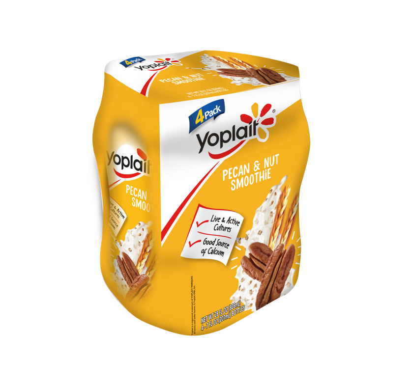 Yoplait 4 Pack Pecan & Nut Smoothie 8oz Case