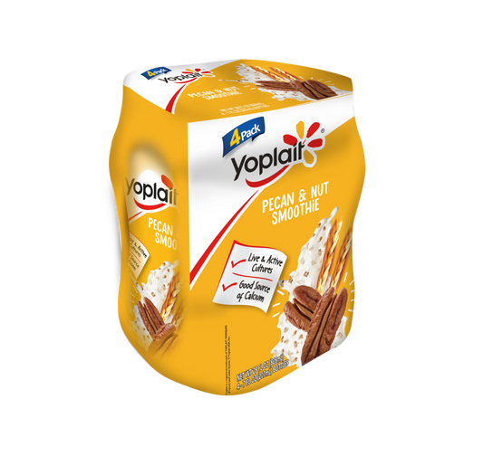 Yoplait 4 Pack Pecan & Nut Smoothie 8oz Case