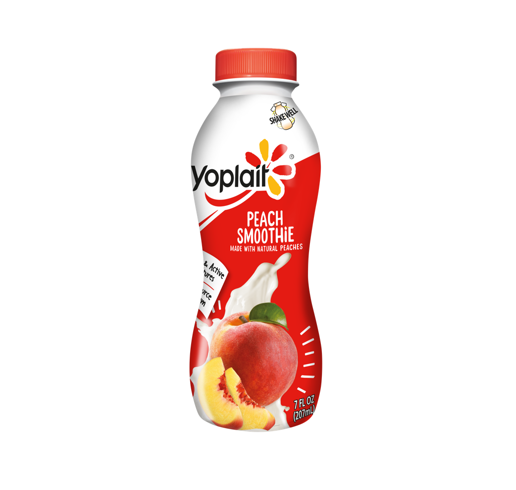 Yoplait Single Peach Smoothie 12/7oz Case