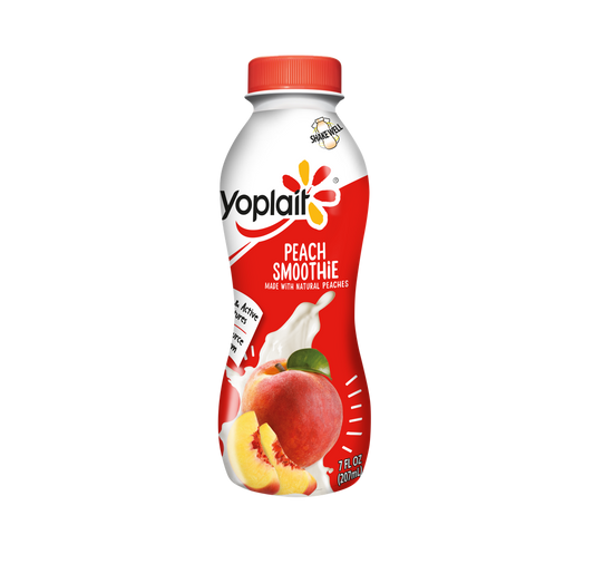 Yoplait Single Peach Smoothie 12/7oz Case