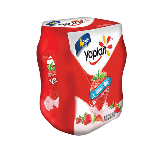 Yoplait 4 Pack Strawberry 220 G