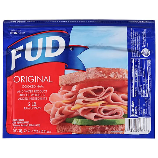 FUD Sliced Original Ham 2Lbs Case