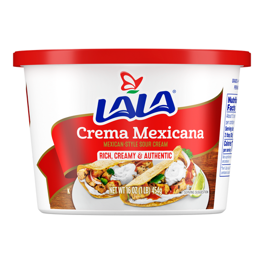 LALA Sour Cream 16oz Case