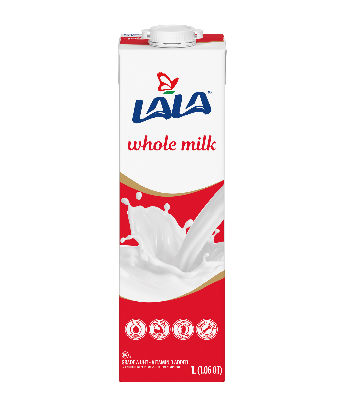 LALA UHT Whole Milk 1L Case