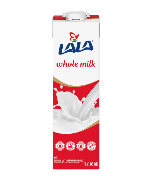 LALA UHT Whole Milk 1L Case