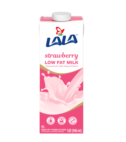 LALA UHT Strawberry 32 OZ Case