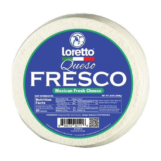 Loretto Queso Fresco 8 Lbs.