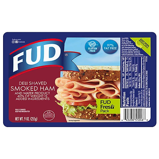 FUD Deli Shaved Smoked 9oz Case